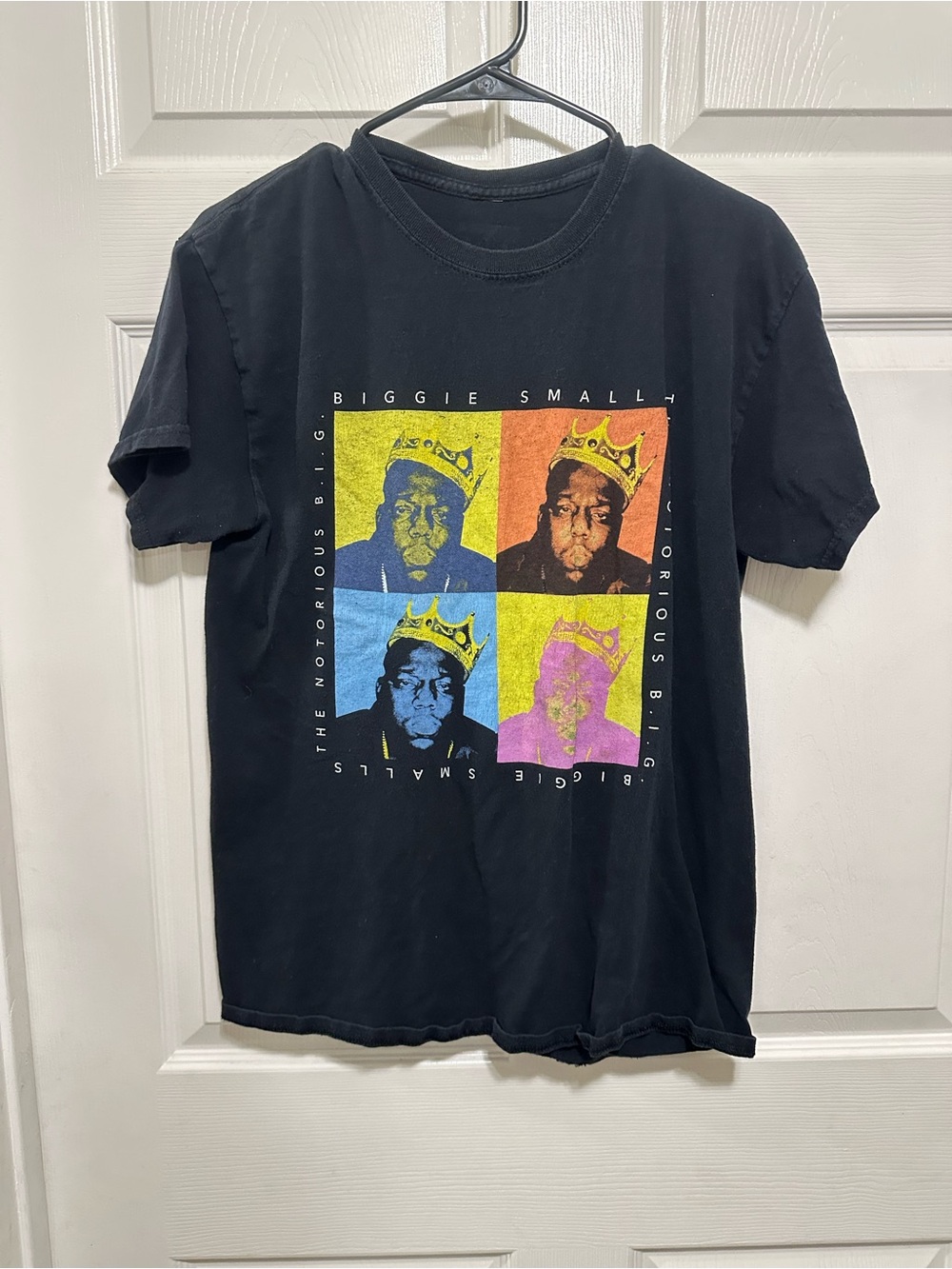 Black Biggie Smalls Graphic Short Sleeve Tee